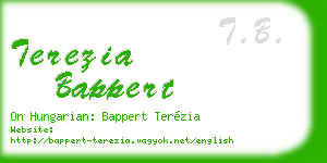 terezia bappert business card